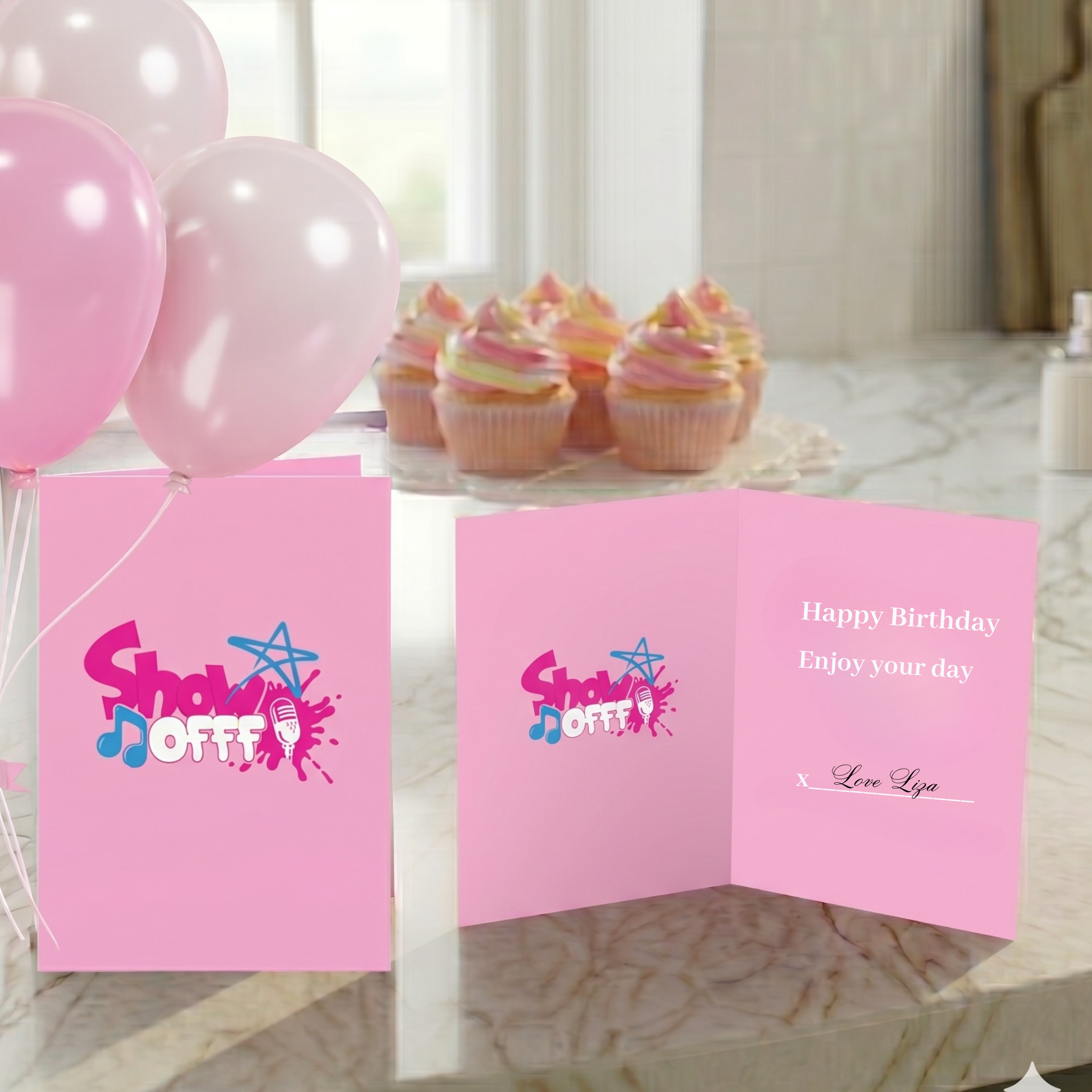 ShowOFFF Celebration: The Ultimate Birthday Card!
