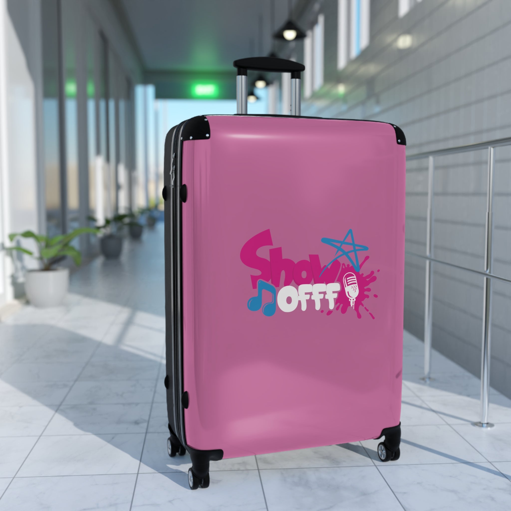 ShowOFFF Vibrant One-of-a-Kind Travel Suitcase