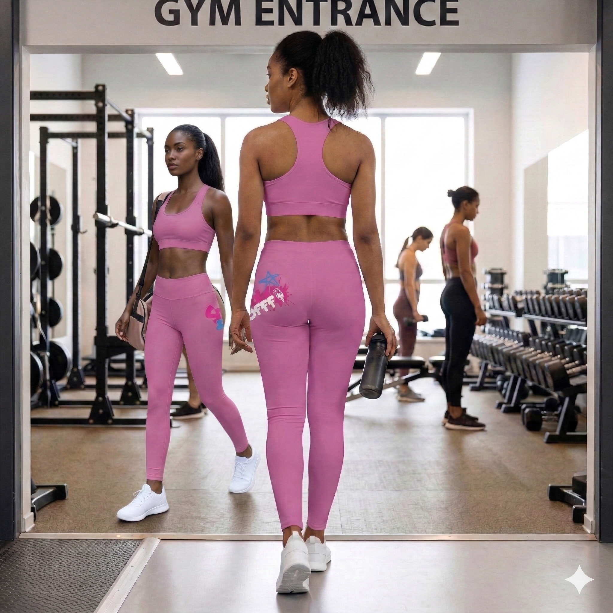 ShowOFFF! Vibrant, eye-stretchy casual leggings