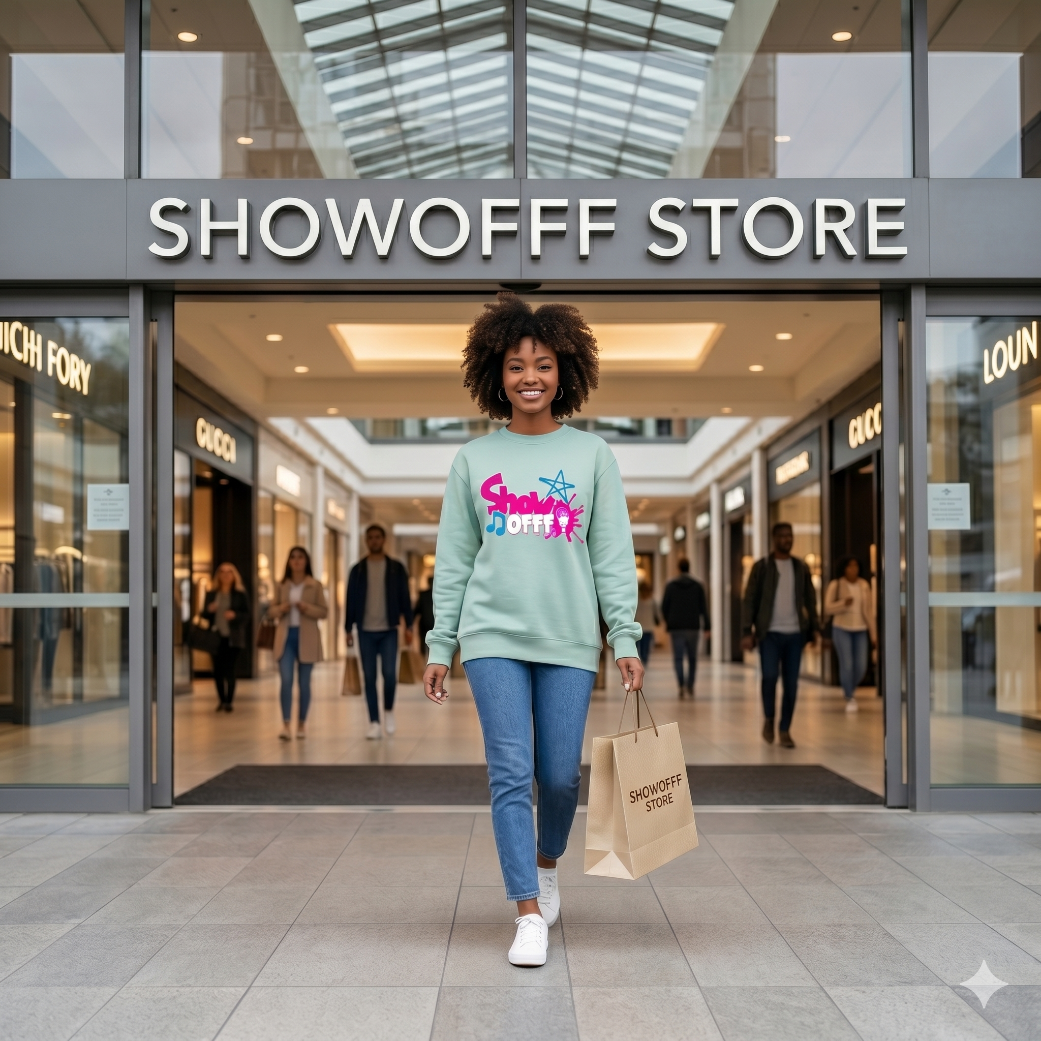 ShowOFFF Unisex Crewneck Sweatshirt