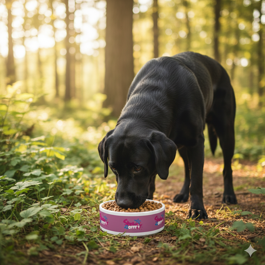 Show OFFF Our Unique Pet Bowl
