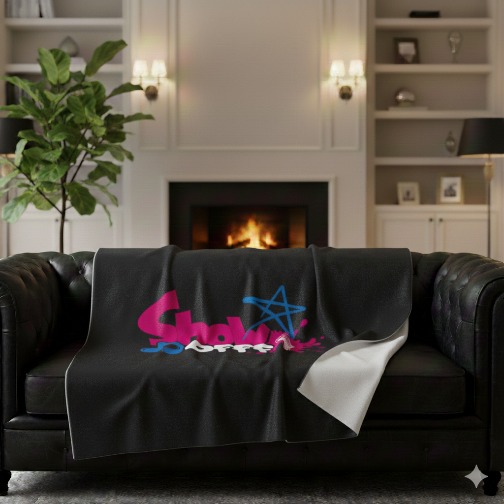ShowOFFF!  Cozy Velveteen Throw