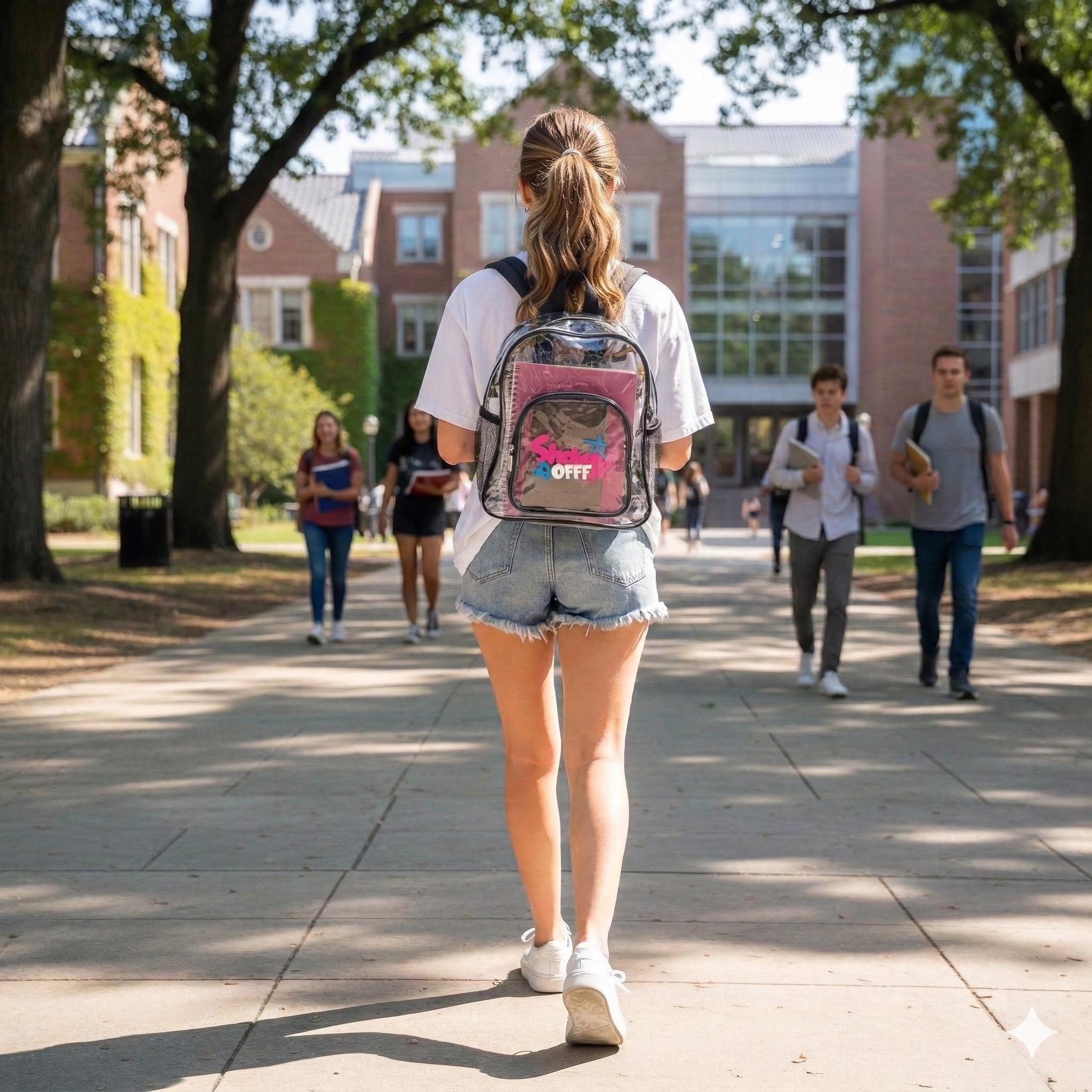 "ShowOFFF: Your Stylish Clear  Backpack"