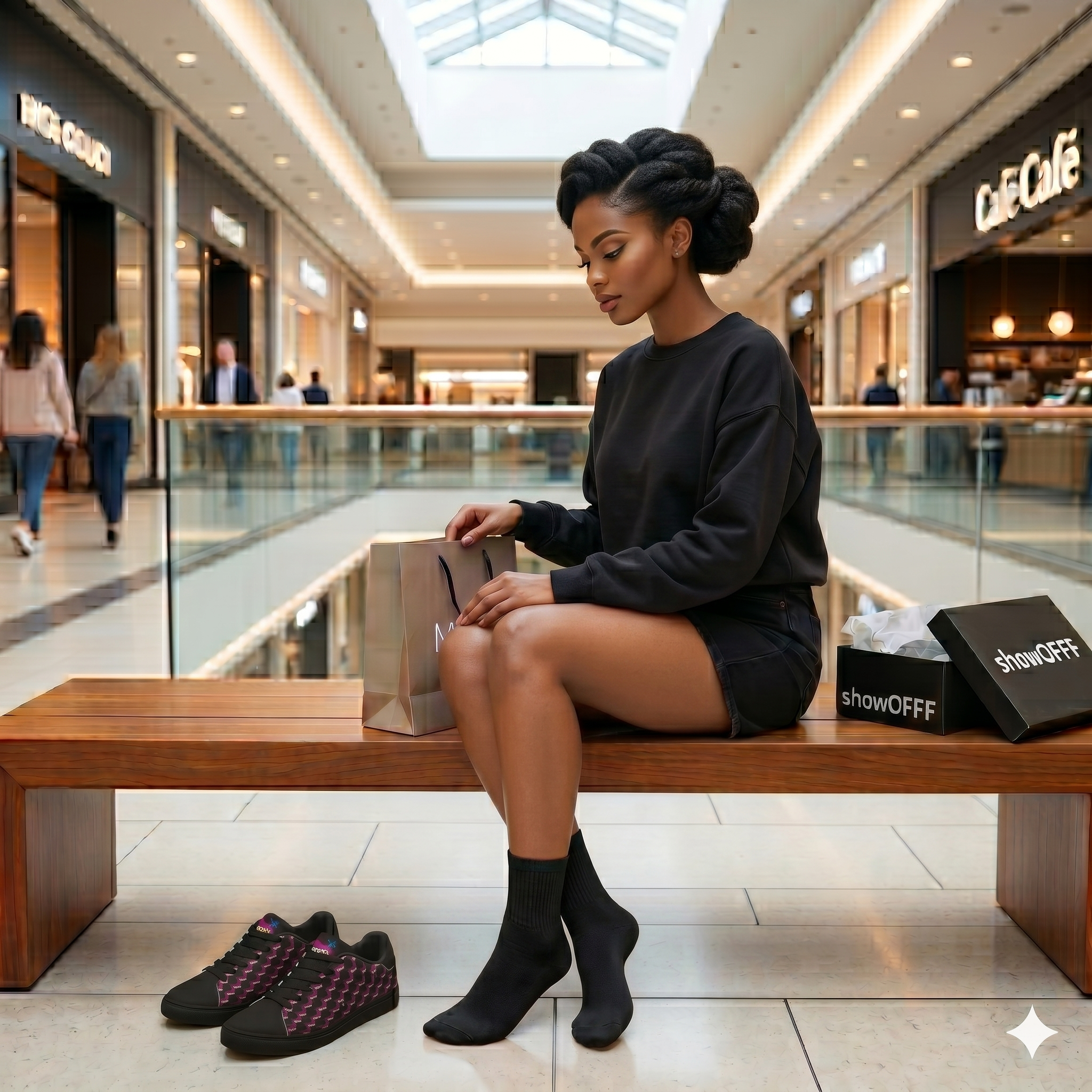 ShowOFFF Low-Top Sneakers – Street-Style Comfort
