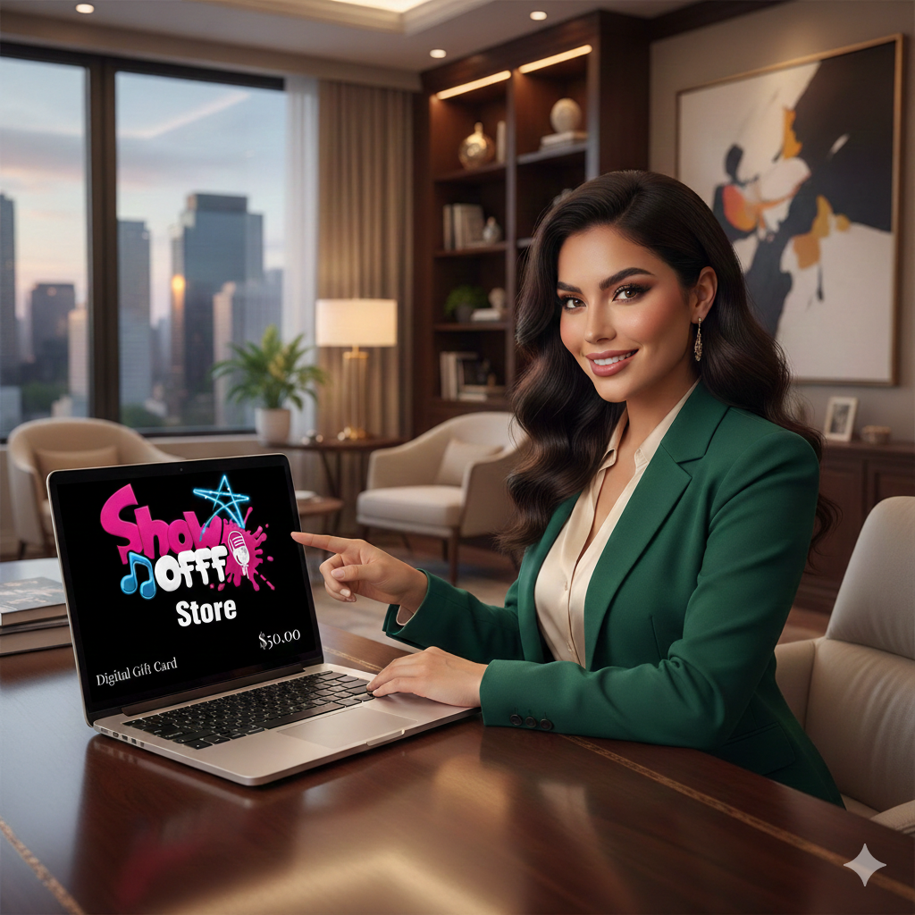 Stunning ShowOFFF Digital Gift Card!