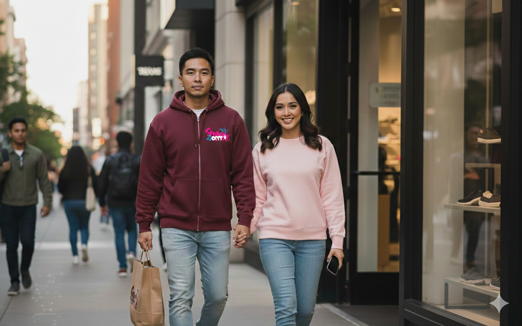 ShowOFFF Unisex Fleece Zip Hoodie