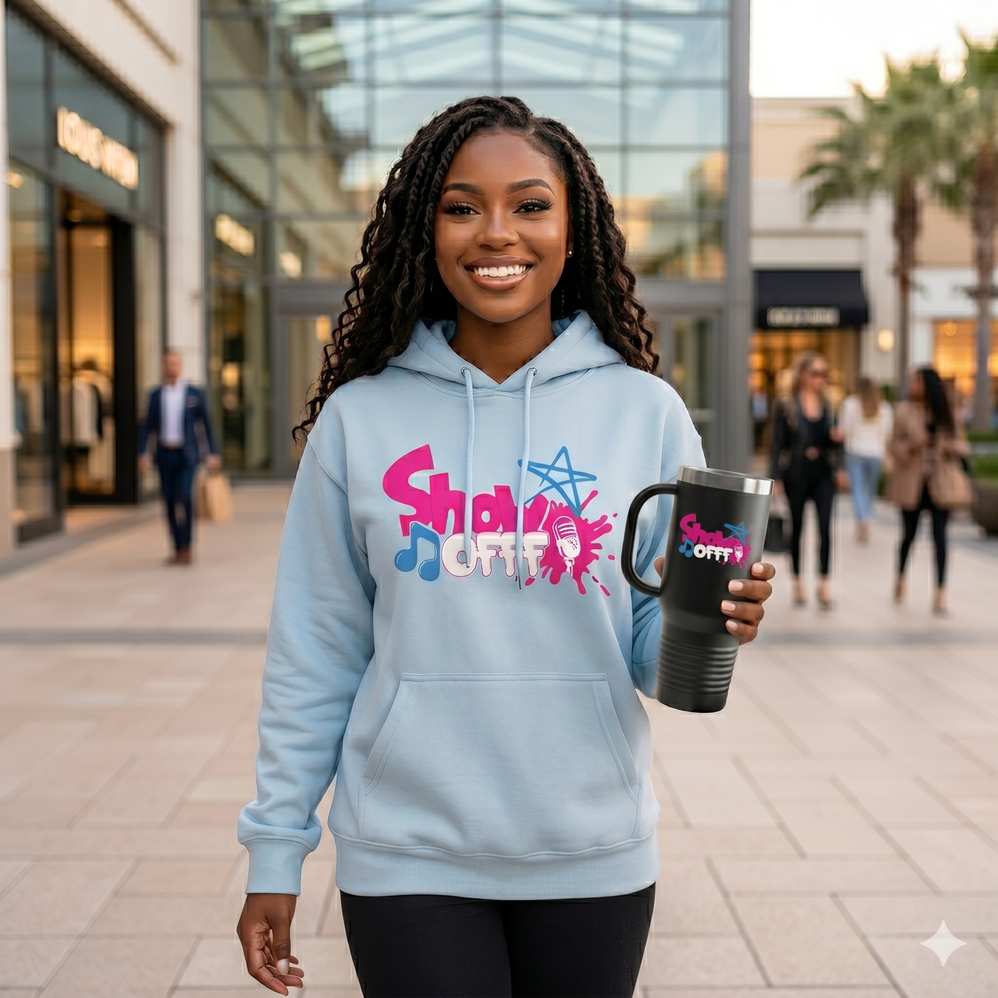 ShowOFFF Unisex Fleece Pullover Hoodie