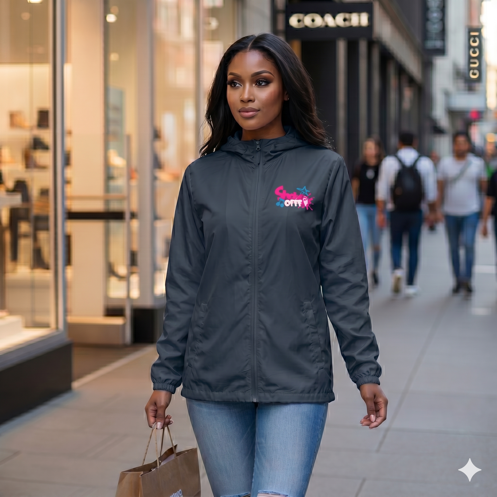 ShowOFFF Unisex  Windbreaker Jacket