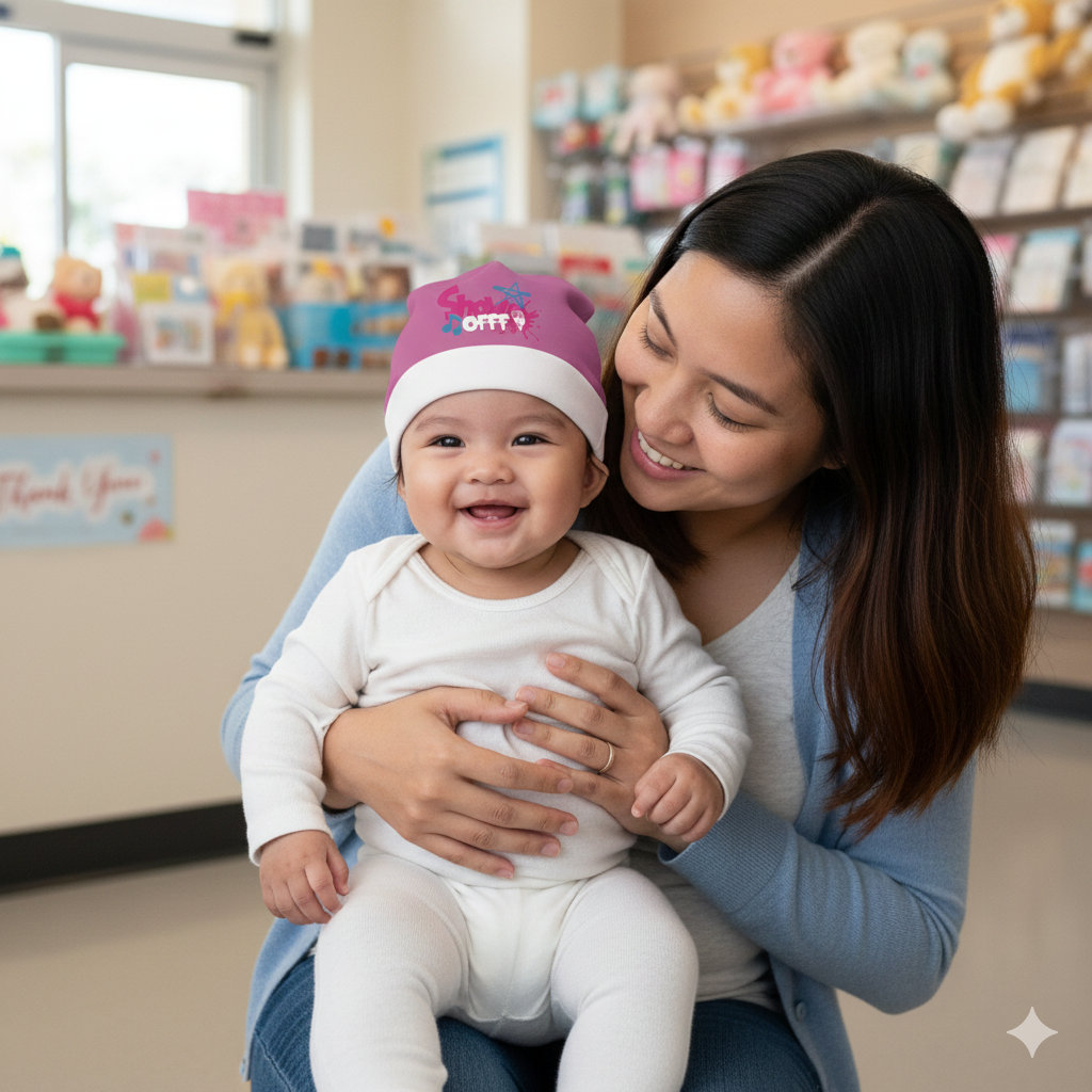 ShowOFFF Vibrant Baby Beanie!