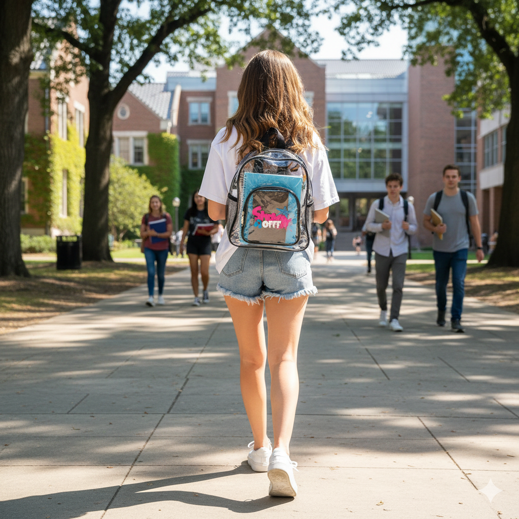 ShowOFFF Your Clear Mini Backpack