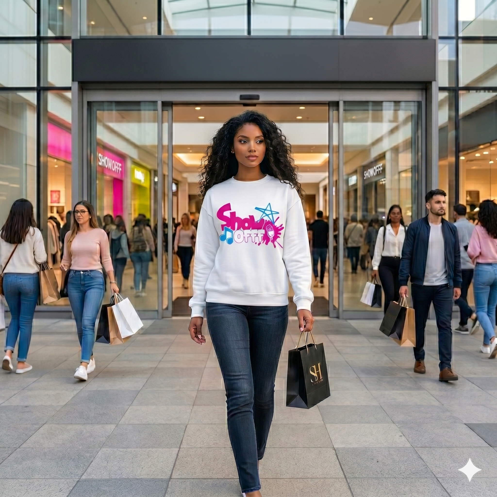 ShowOFFF Unisex Crewneck Sweatshirt