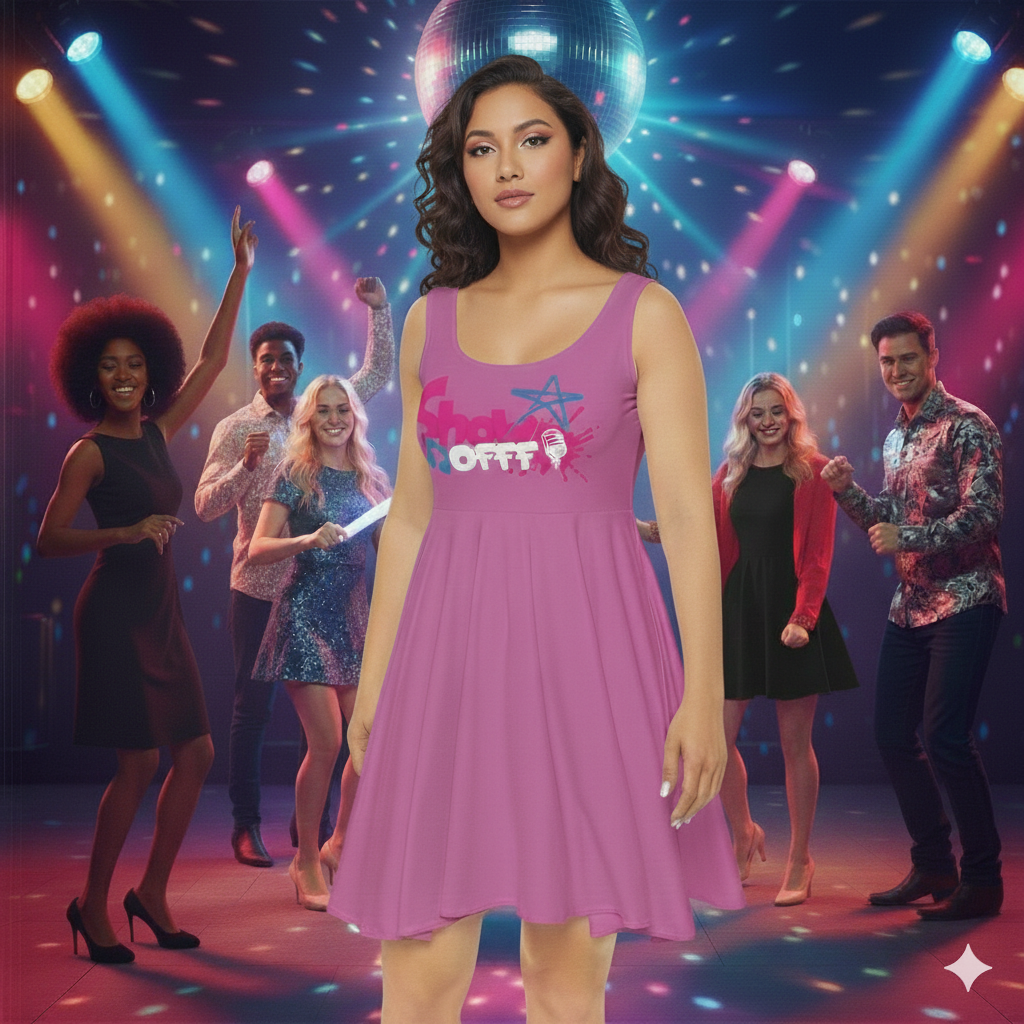 ShowOFFF! Black Skater Dress