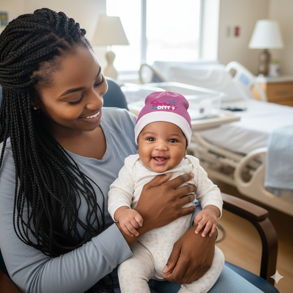 ShowOFFF Vibrant Baby Beanie!