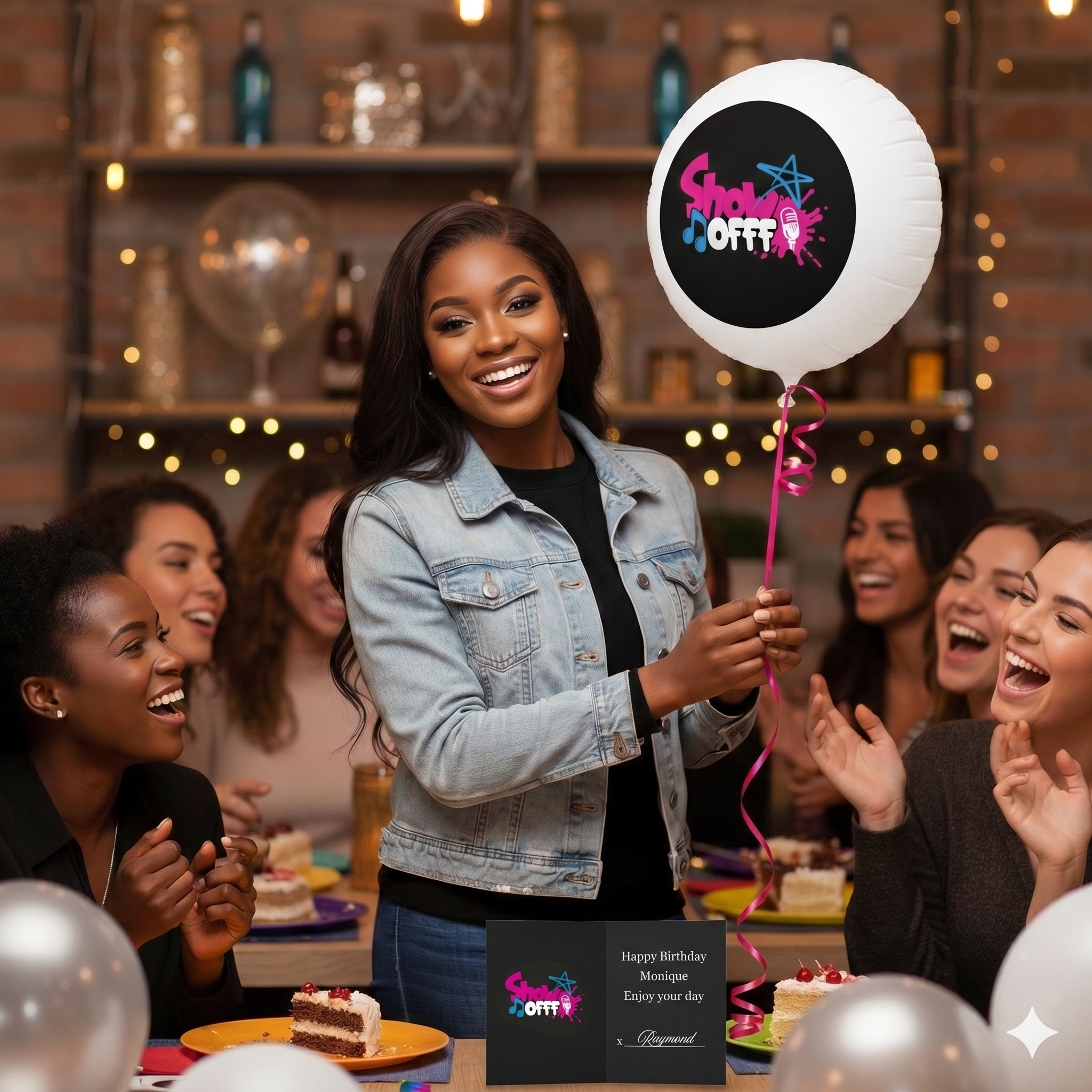 ShowOFFF Vibrant 22" Mylar Balloon – Celebrate in Style!