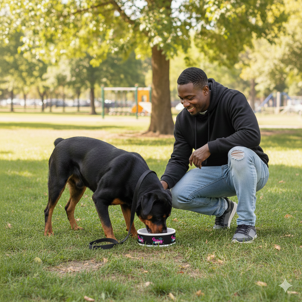"ShowOFFF - Our Unique Pet Bowl!"