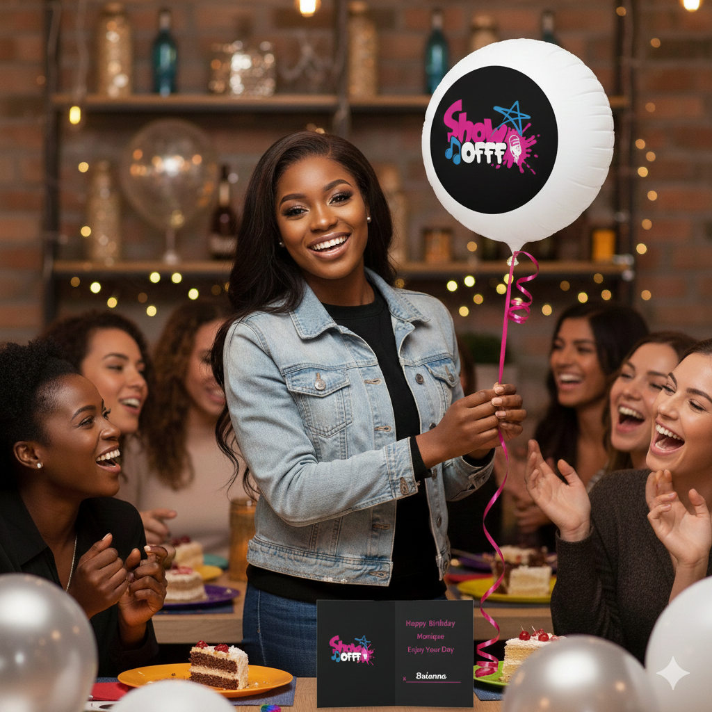 ShowOFFF Vibrant 22" Mylar Balloon – Celebrate in Style!