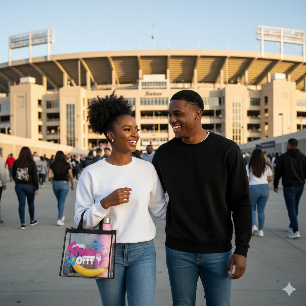 ShowOFFF Stylish Clear Tote