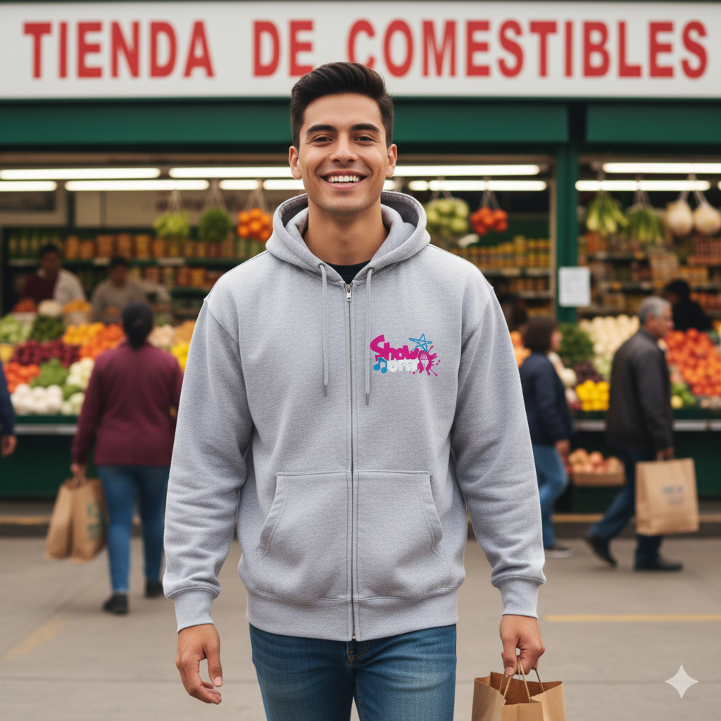 ShowOFFF Unisex Fleece Zip Hoodie