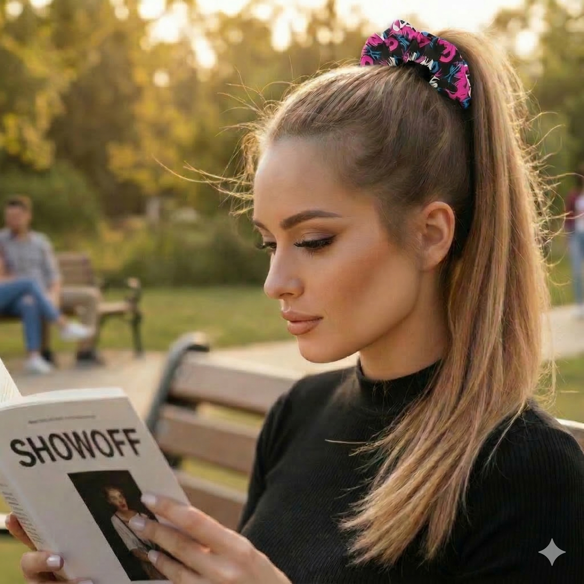 ShowOFFF High-End,  Stylish Ponytail Scrunchie.