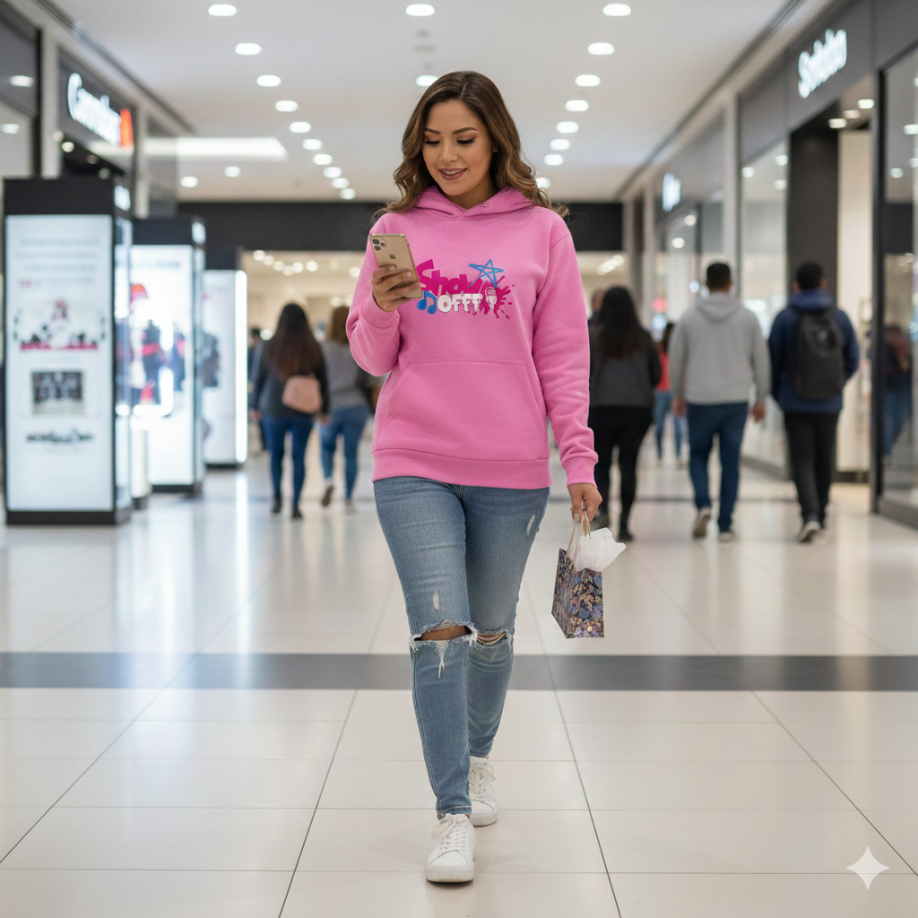 ShowOFFF Urban Fuschia Hoodie