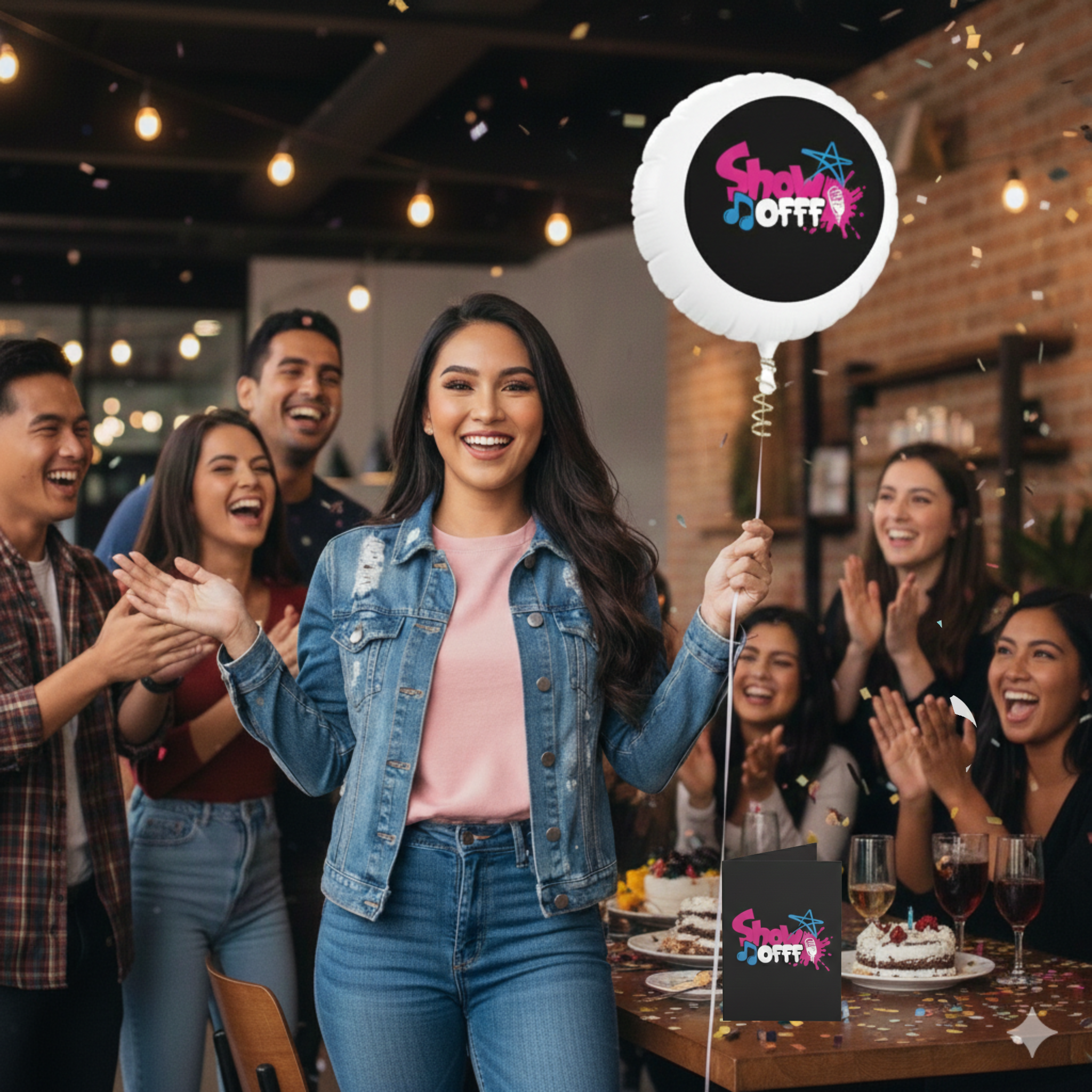 ShowOFFF Vibrant 22" Mylar Balloon – Celebrate in Style!