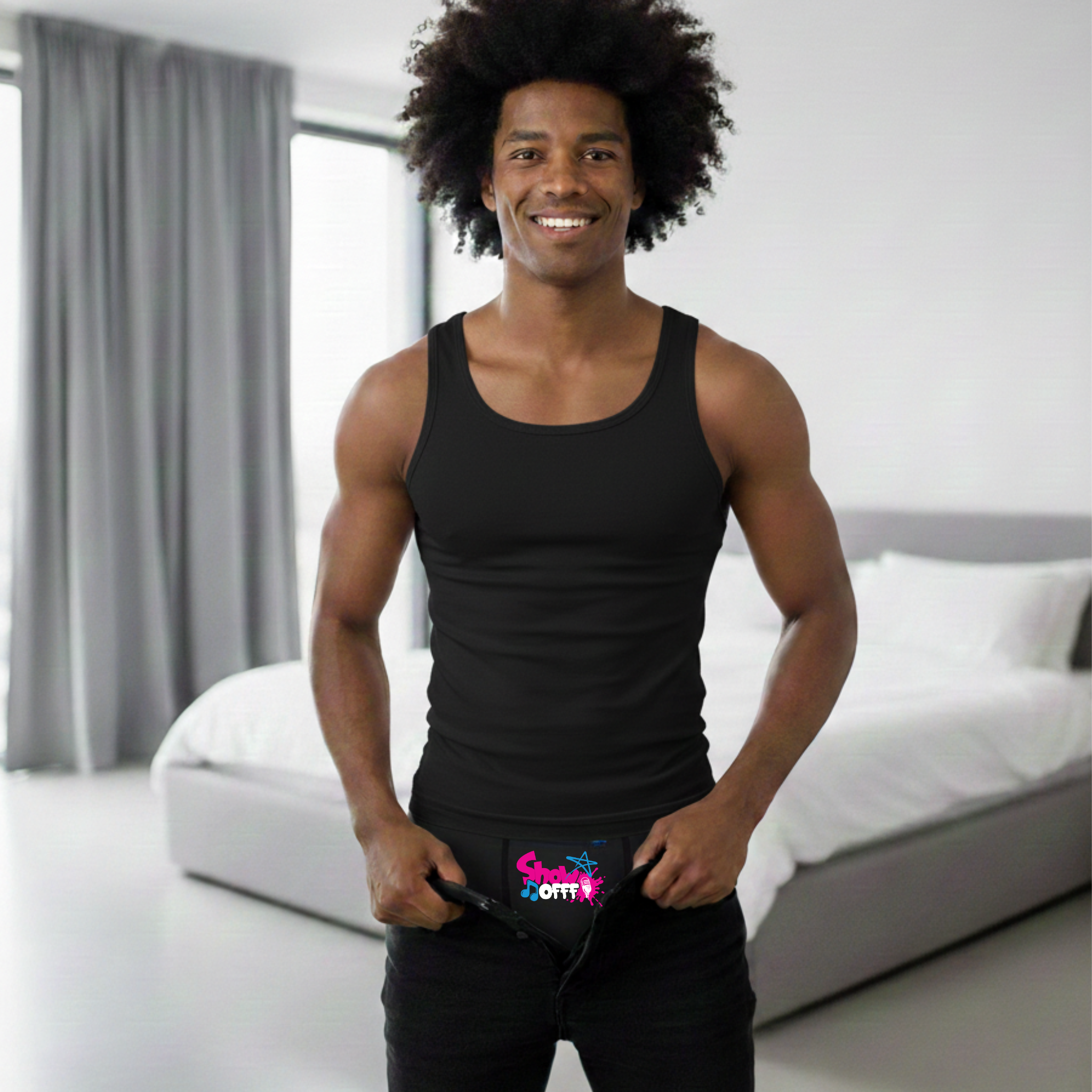 ShowOFFF Men's Vibrant Boxer Briefs!