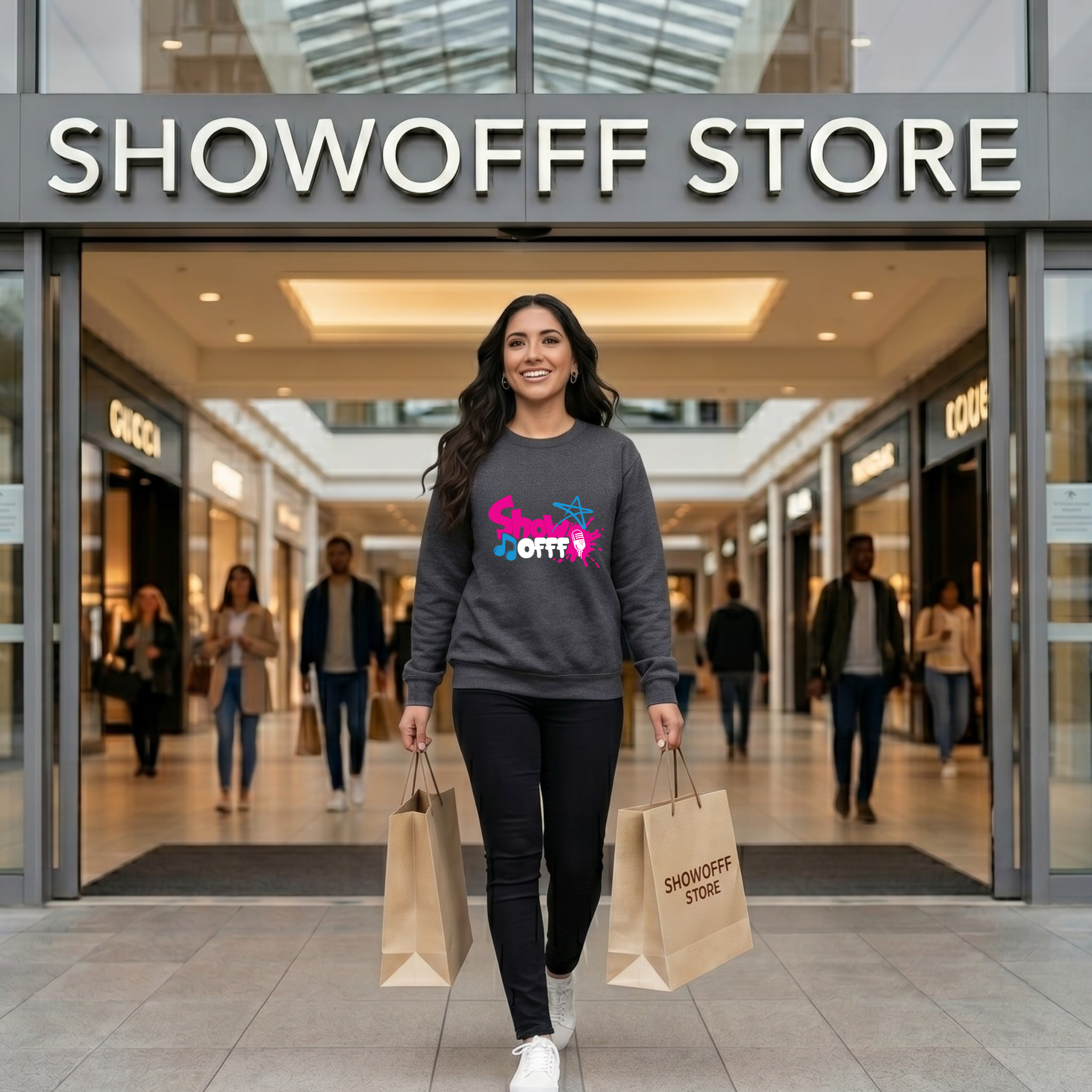 ShowOFFF Unisex Crewneck Sweatshirt