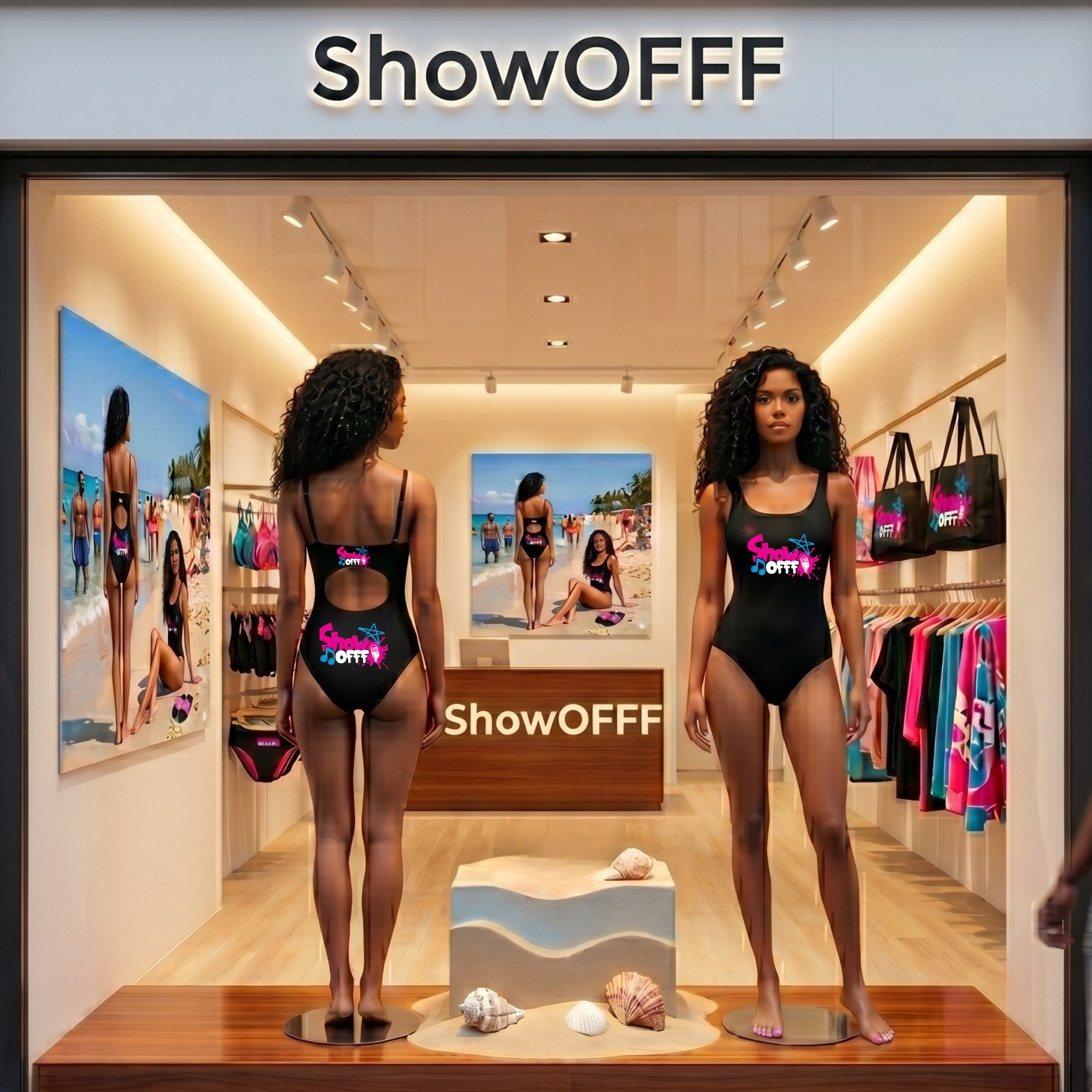 Dazzle in Our Stunning Cut-Out Back One-Piece Swimsuit