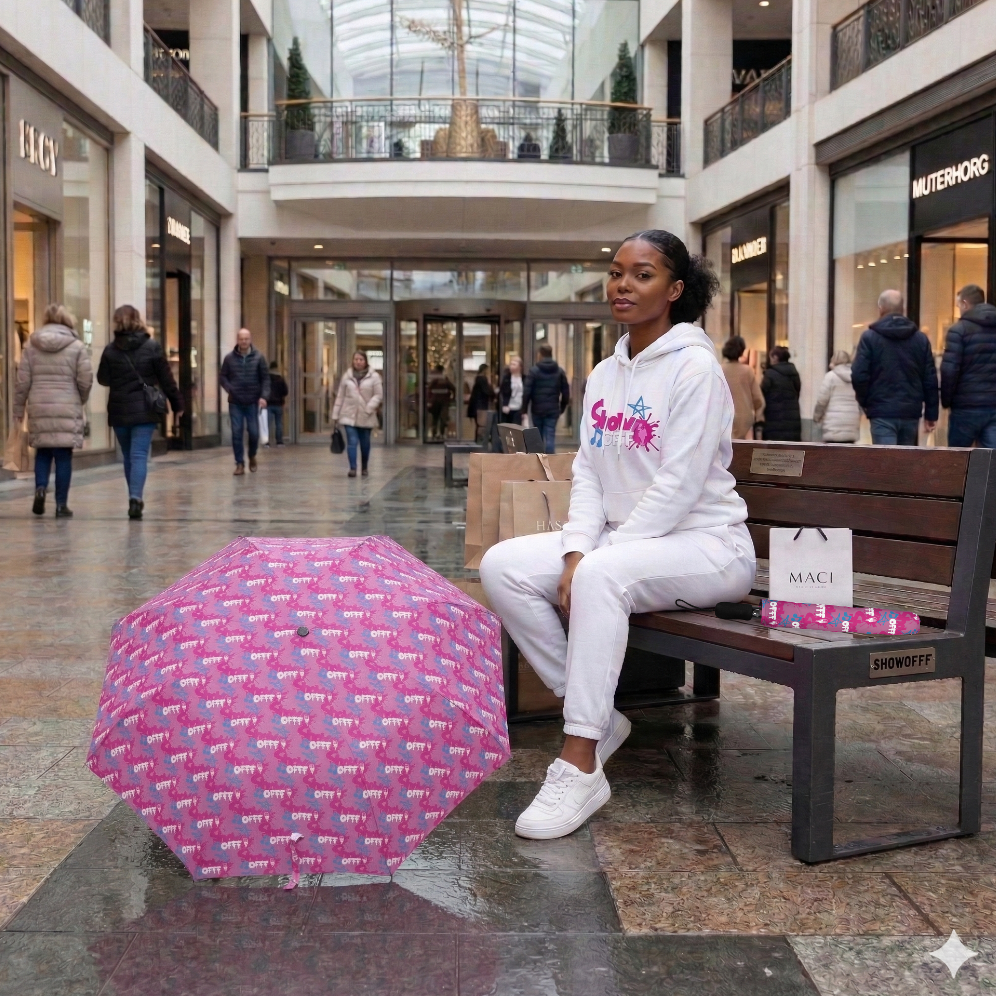 "ShowOFFF Fashion Travel Umbrella