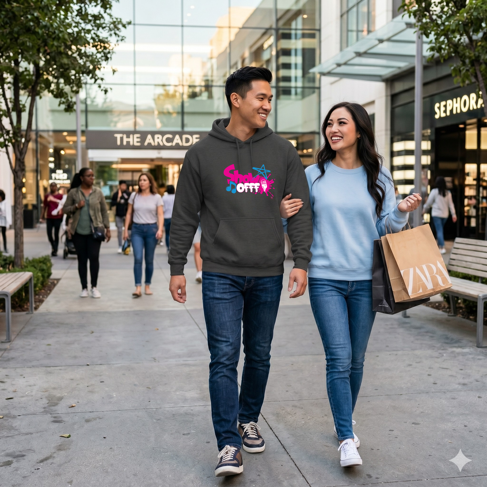 ShowOFFF Unisex Fleece Pullover Hoodie