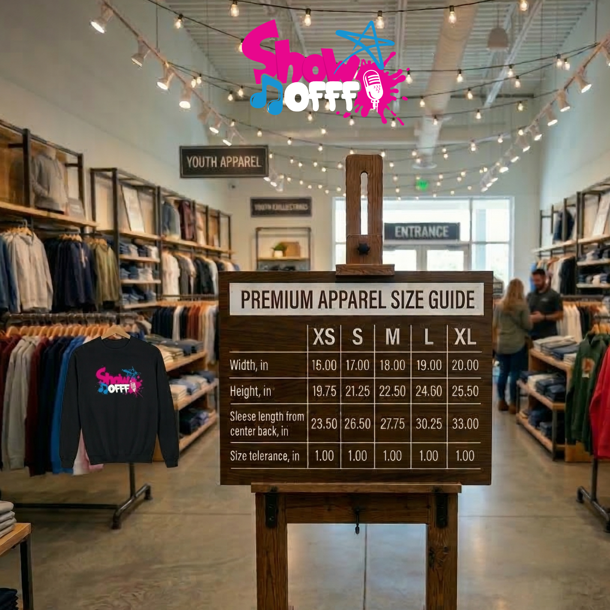 ShowOFFF Youth Crewneck Sweatshirt